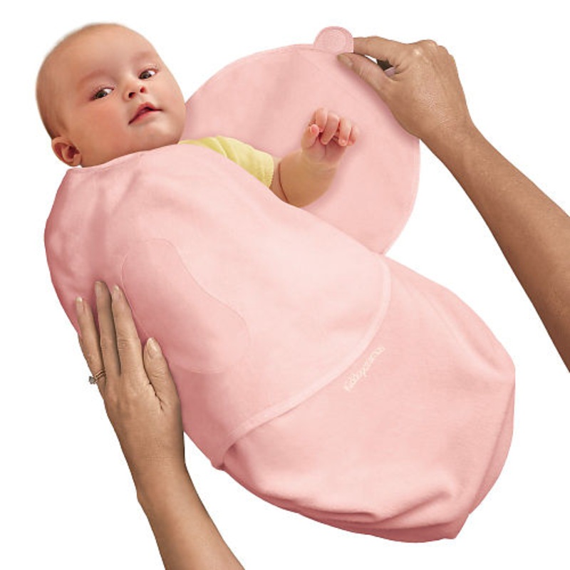 Kiddopotamus SwaddleMe Preemie Cotton Knit in Pink
