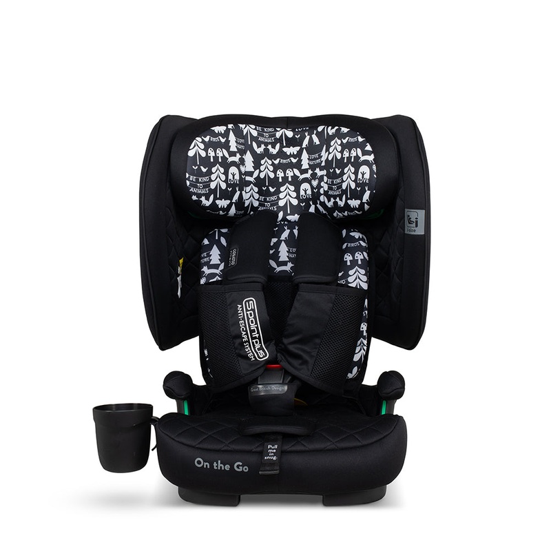 On The Go i-Size Travel Car Seat Silhouette