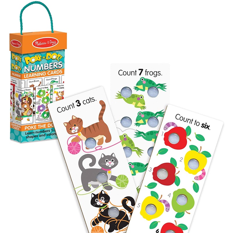 Poke-A-Dot Jumbo Number Learning Cards