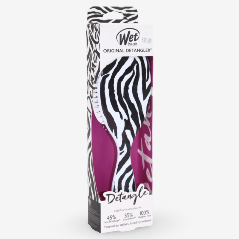 Wet Brush Original Detangler Safari, Zebra