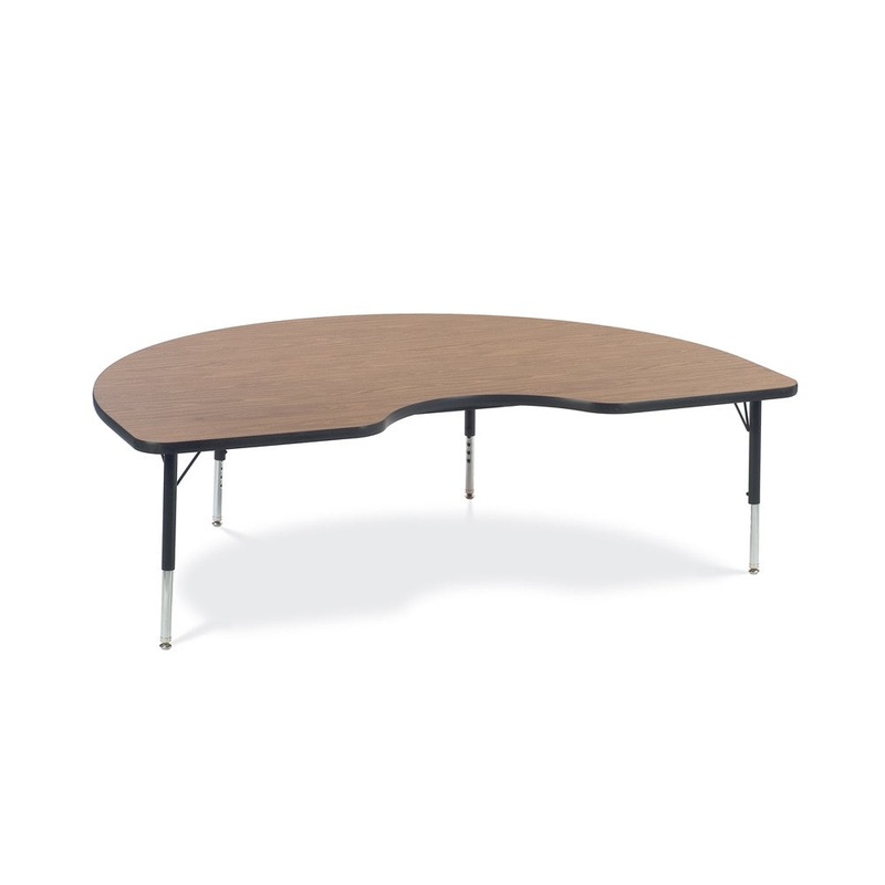 Adjustable Activity Kidney Table, 17″-25″H, (48″ x 72″)