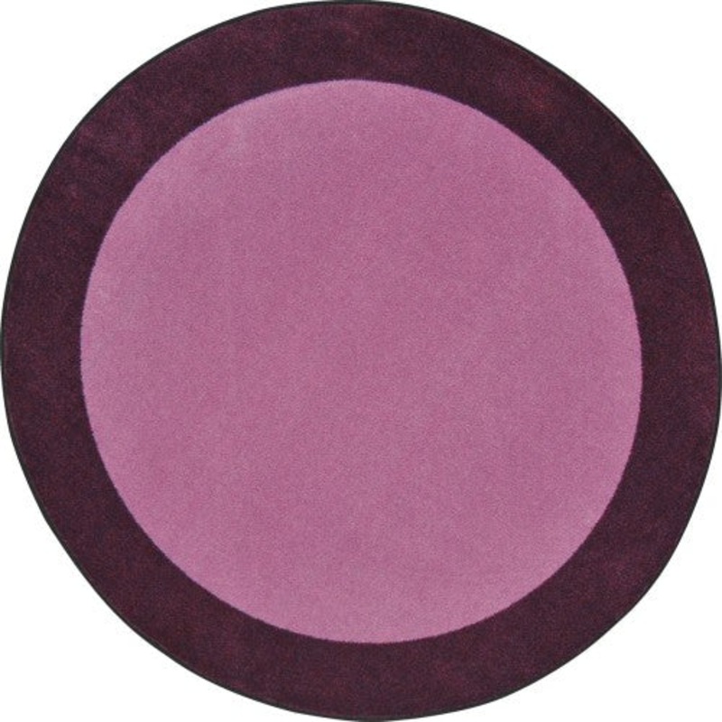 All Around Rug, 13’2″ Round, Purple