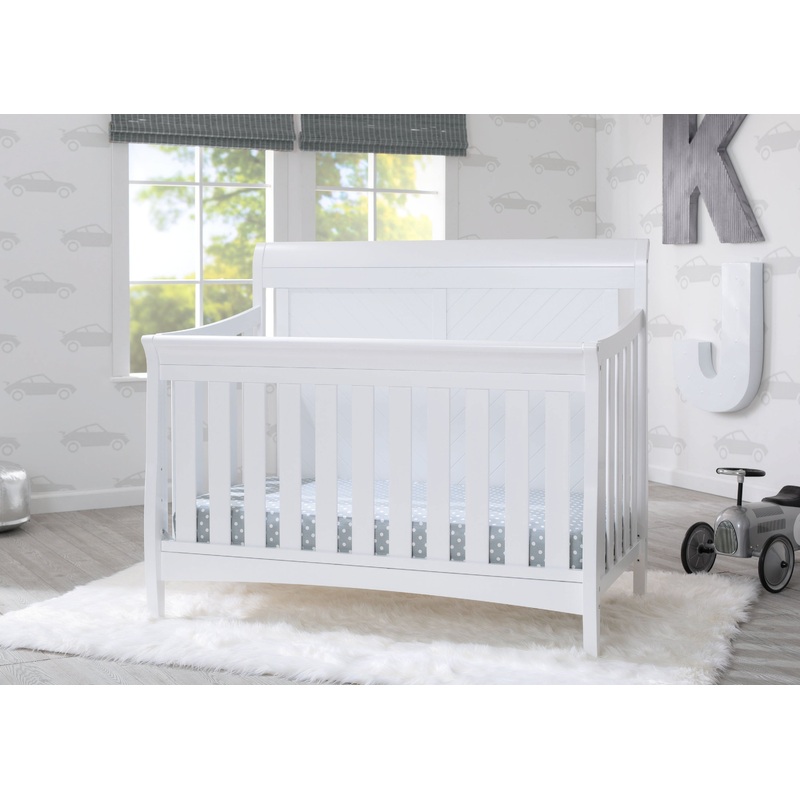 Bennington Elite Sleigh 4-in-1 Convertible Crib