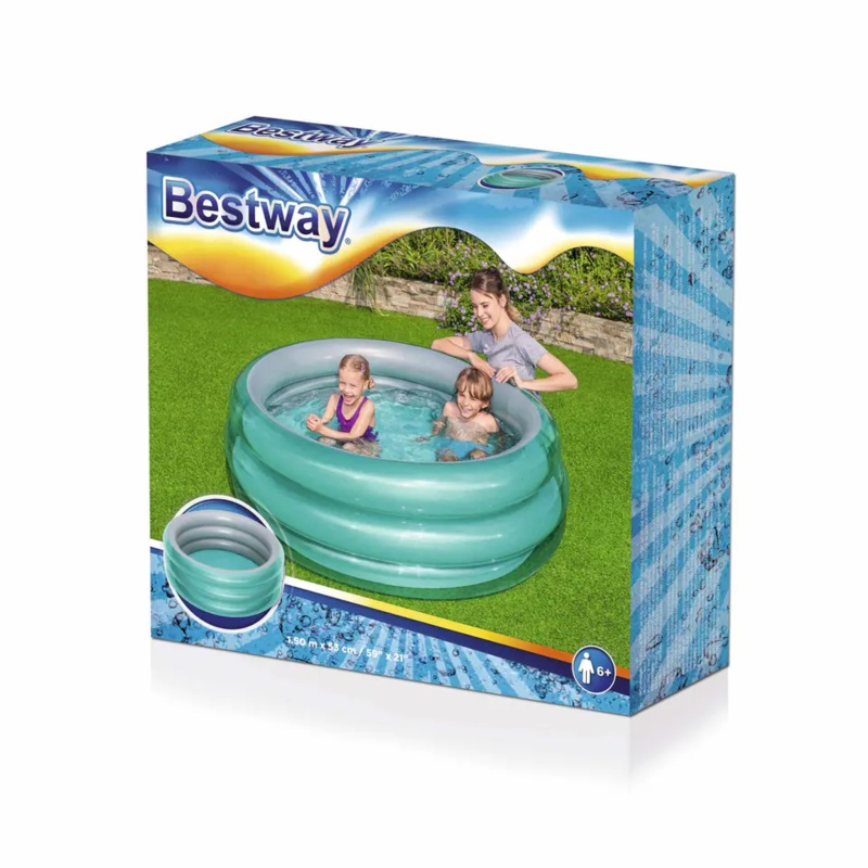 Bestway Big Metallic 3-Ring Pool