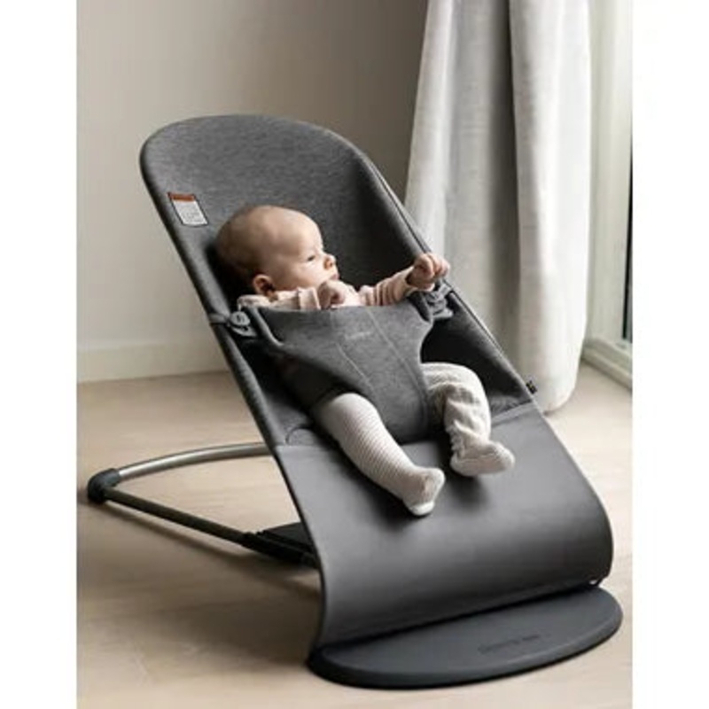 Bouncer Bliss, Dark gray frame, 3D jersey – Charcoal gray (See Description)