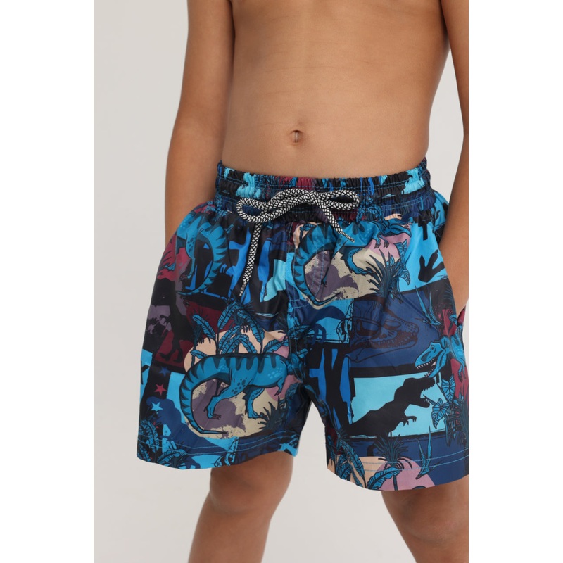 Boys Swim Shorts  T-Rex Print