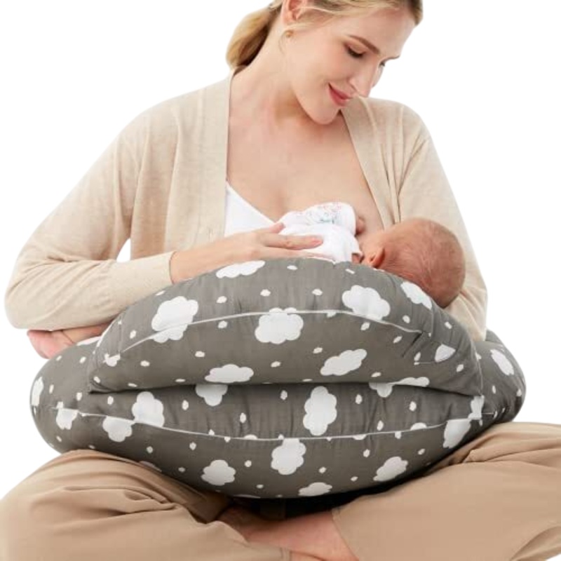 Momcozy Nursing Pillow, Grey