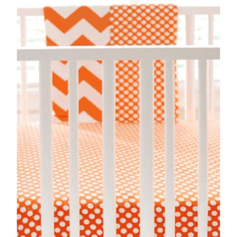 New Arrivals Zig Zag Tangerine Blanket
