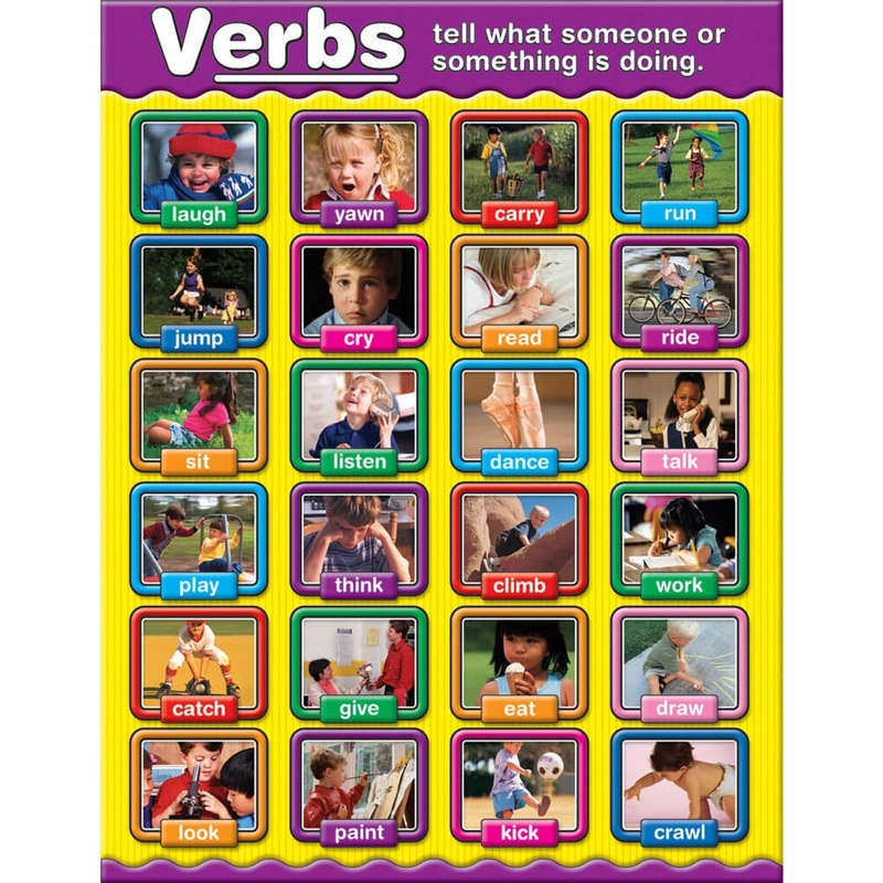 Verbs Chart Grade 1-3