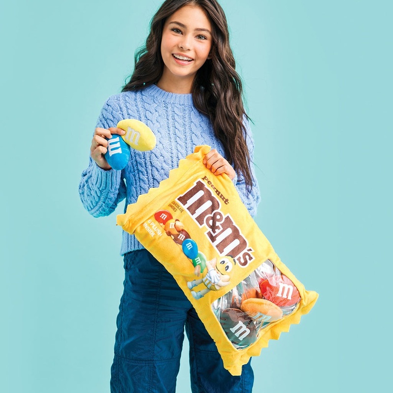 Iscream Peanut M & M Fleece Plush
