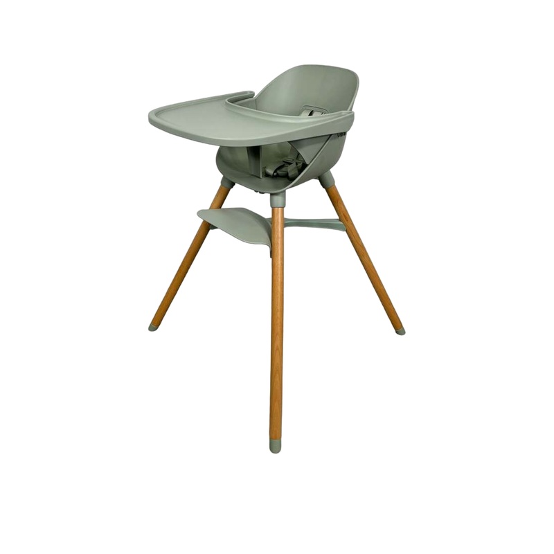 Lalo The Chair, Sage, Natural Wood