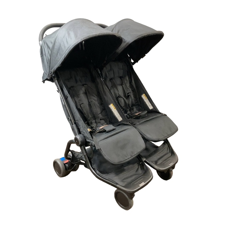 Mountain Buggy Nano Duo Stroller, 2022, Black