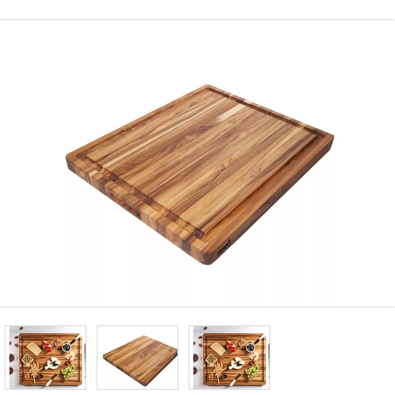 Teak Wood Extra Large Reversible Cutting Board