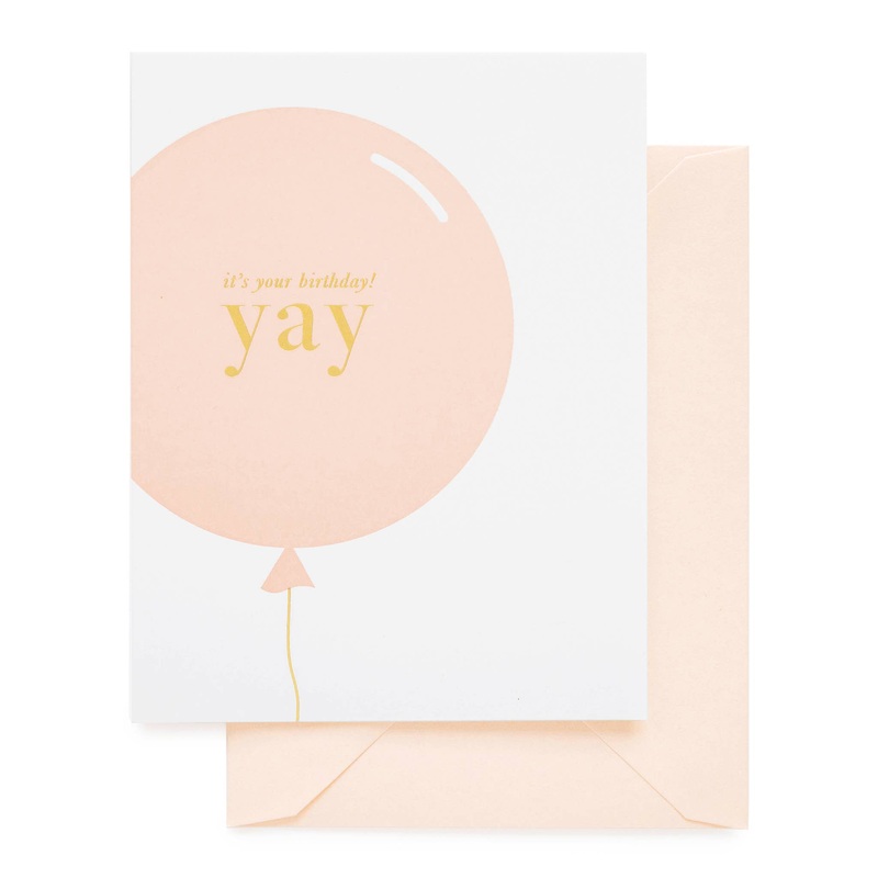 Yay Balloon Card