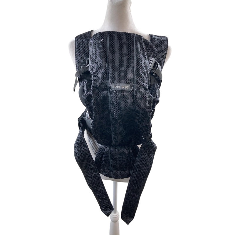BabyBjorn Baby Carrier Mini, Anthracite/Leopard 3D Mesh