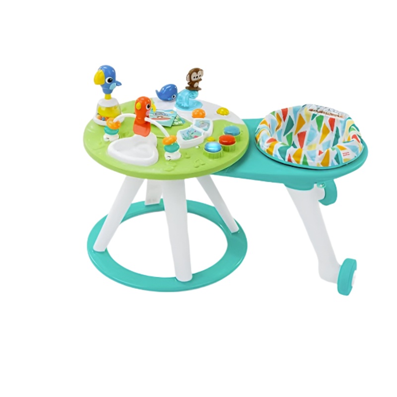 Bright Starts Around We Go 2-In-1 Activity Center, Tropical Cool