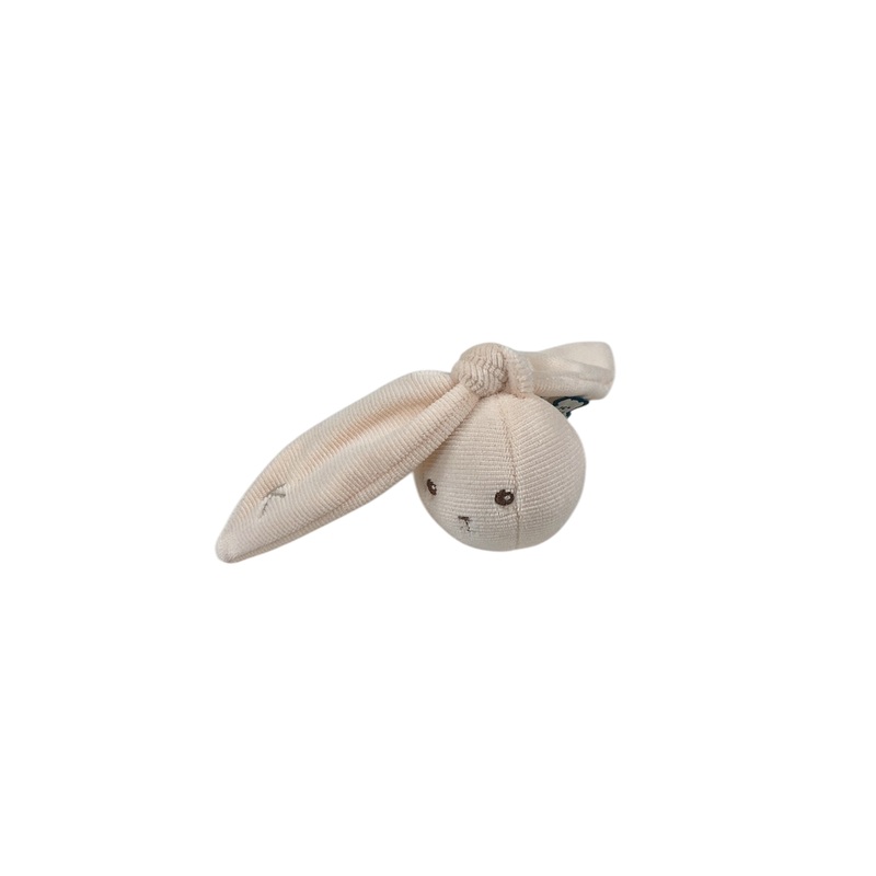 Kaloo Rabbit Rattle Ball, Cream