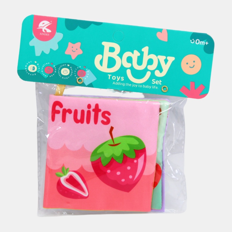 Sensory Soft Book for Learning – Fruits