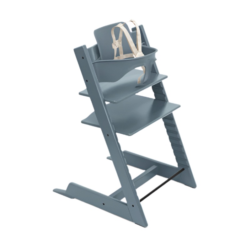 Stokke Tripp Trapp High Chair With Baby Set, 2, Fjord Blue