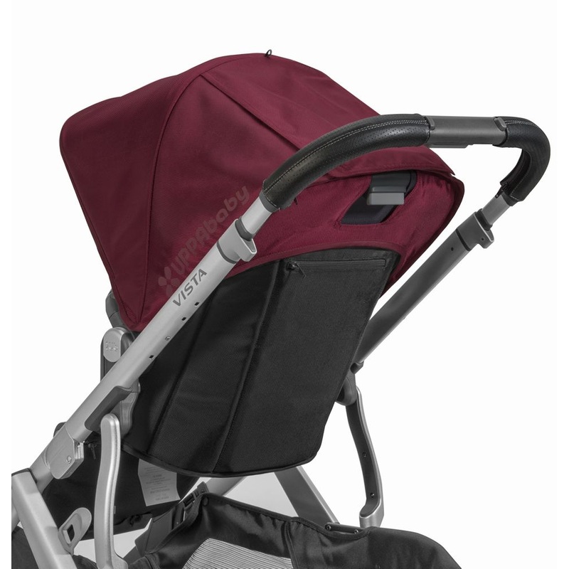 UPPAbaby Open Box VISTA Leather Handlebar Covers – Black