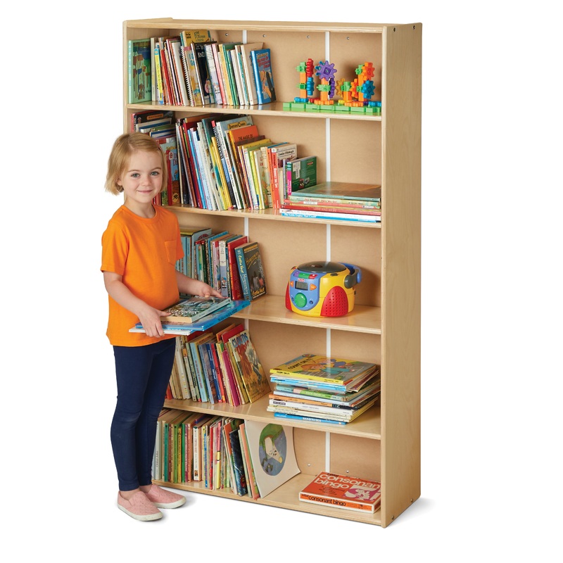 Young Time Tall Adjustable Shelf Bookcase