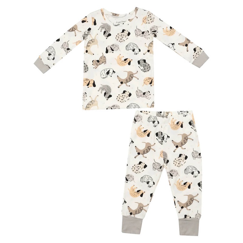 Angel Dear Long-Sleeve Pajama Set Cozy Pups