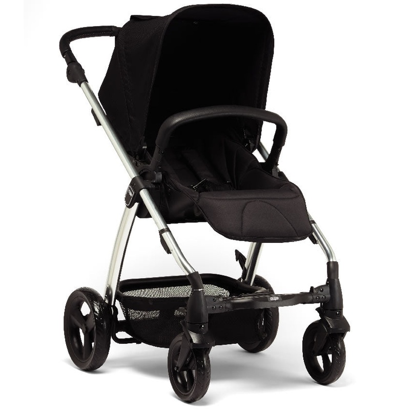 Mamas & Papas Sola 2 Chrome Stroller – Black Jacquard