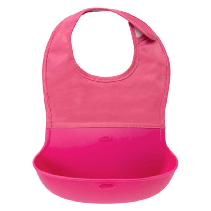 Roll-Up Bib – Pink