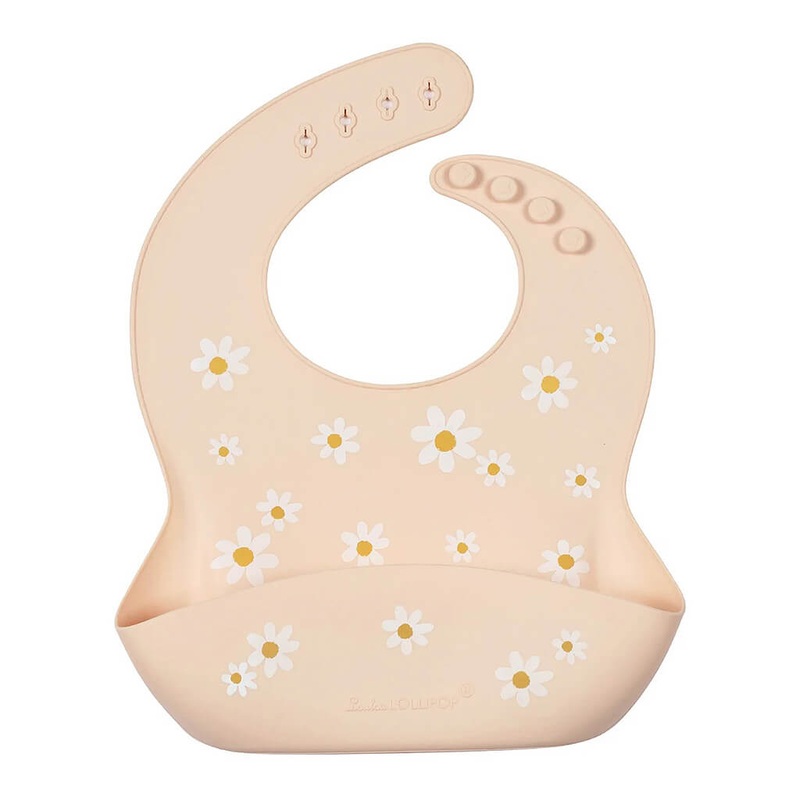 Silicone Printed Bib Daisy Oats