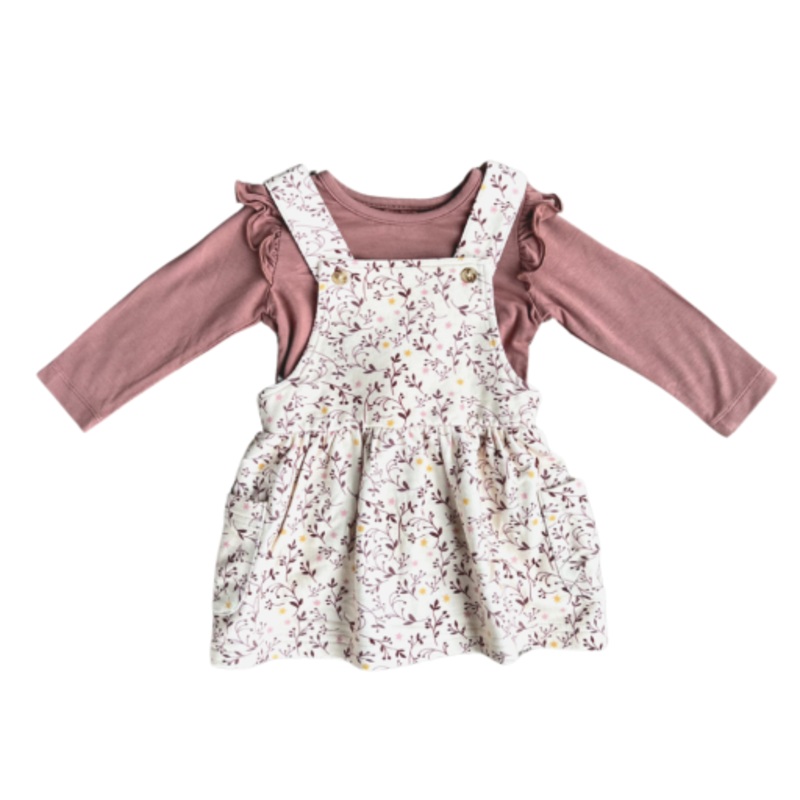 Baby Sprouts Girl’s Jumper Set | Floral Vines