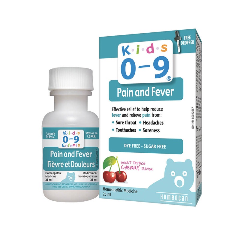 Kids 0-9 Pain & Fever – 25mL