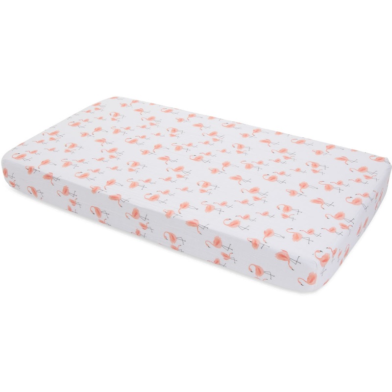 Little Unicorn Cotton Muslin Fitted Crib Sheet – Pink Ladies