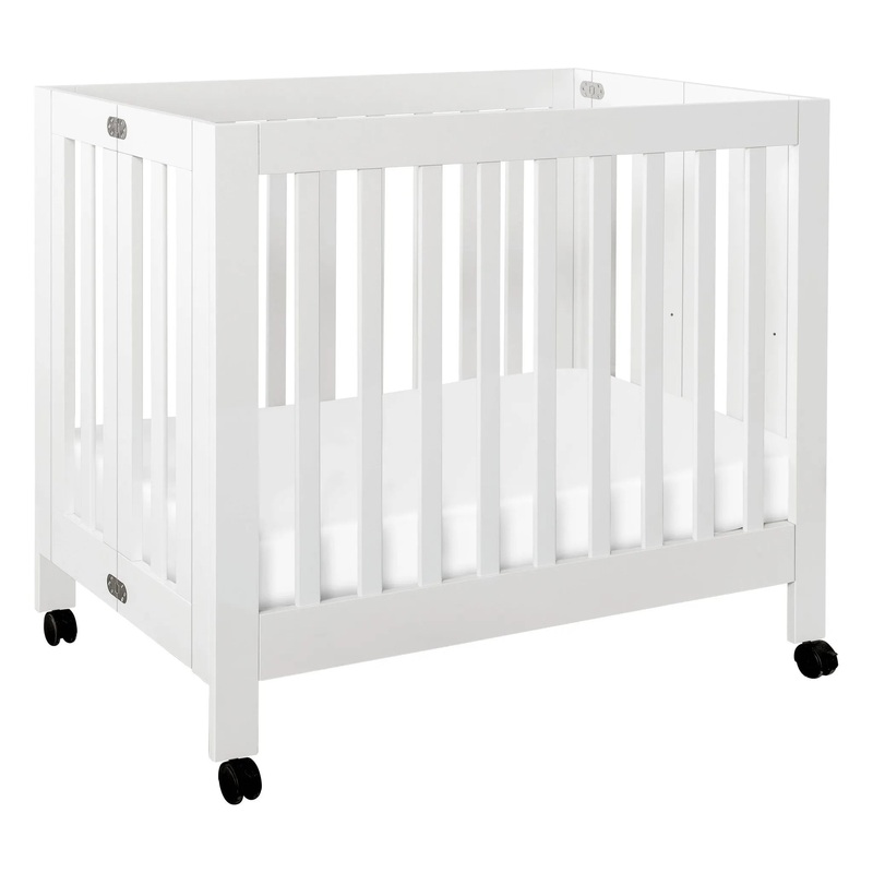 Origami Portable Mini Crib – White