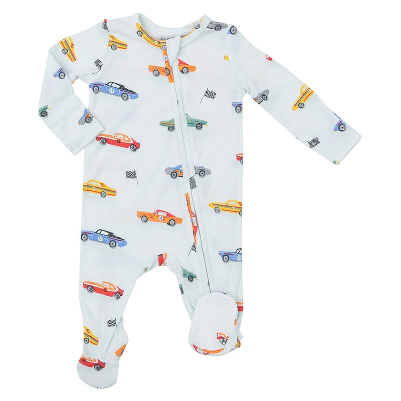 Angel Dear Zipper Footie Muscle Cars