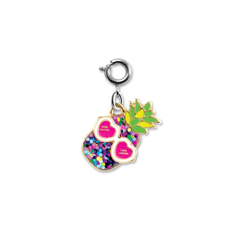 Charm It Glitter Pineapple Charm