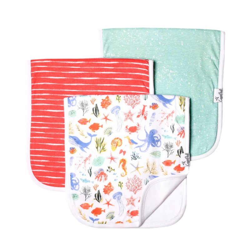 Copper Pearl Premium Burp Cloths | Nautical