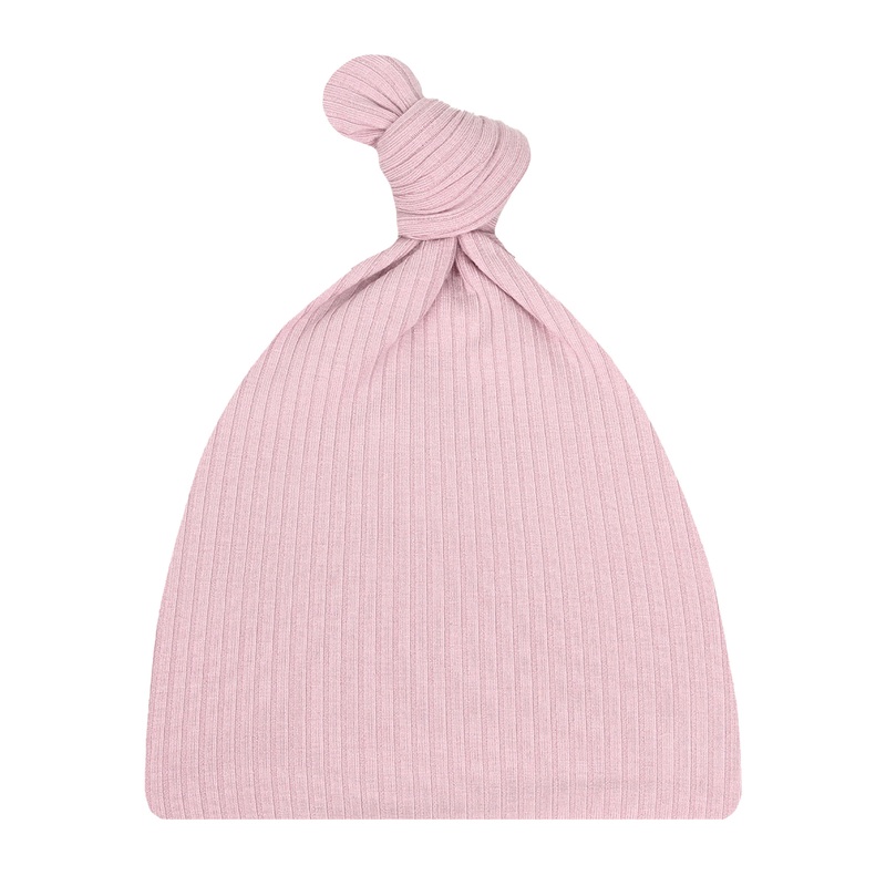 Haven Ribbed Top Knot Hat