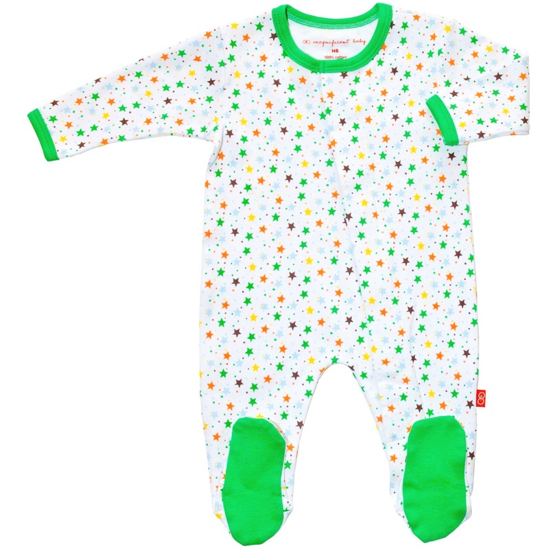 Magnificent Baby Boy’s Stars Footie – 3 Months