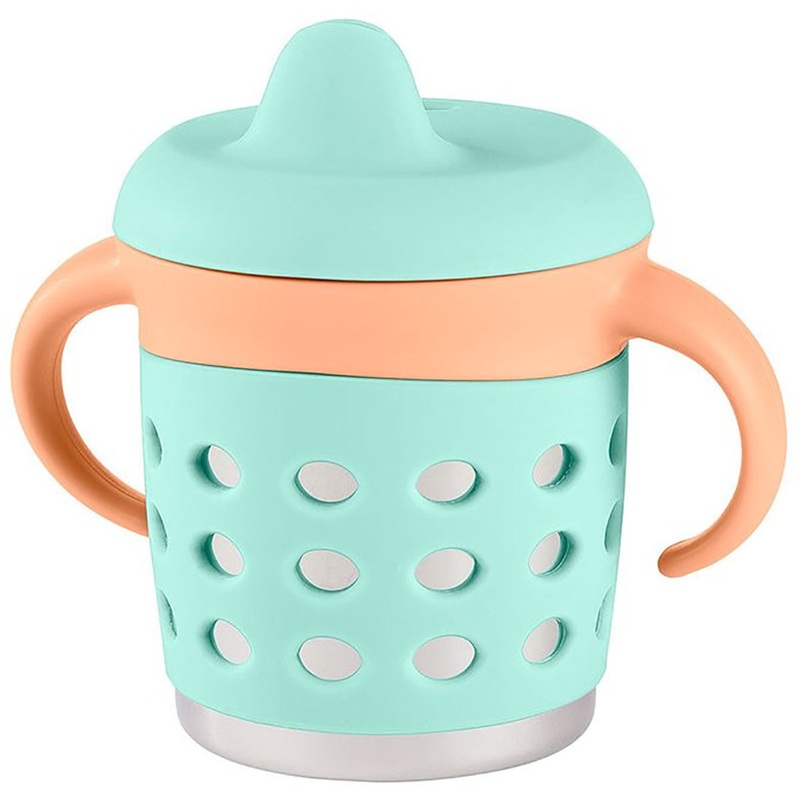 Make My Day Adjustable Sippy Cup – Mint/Orange