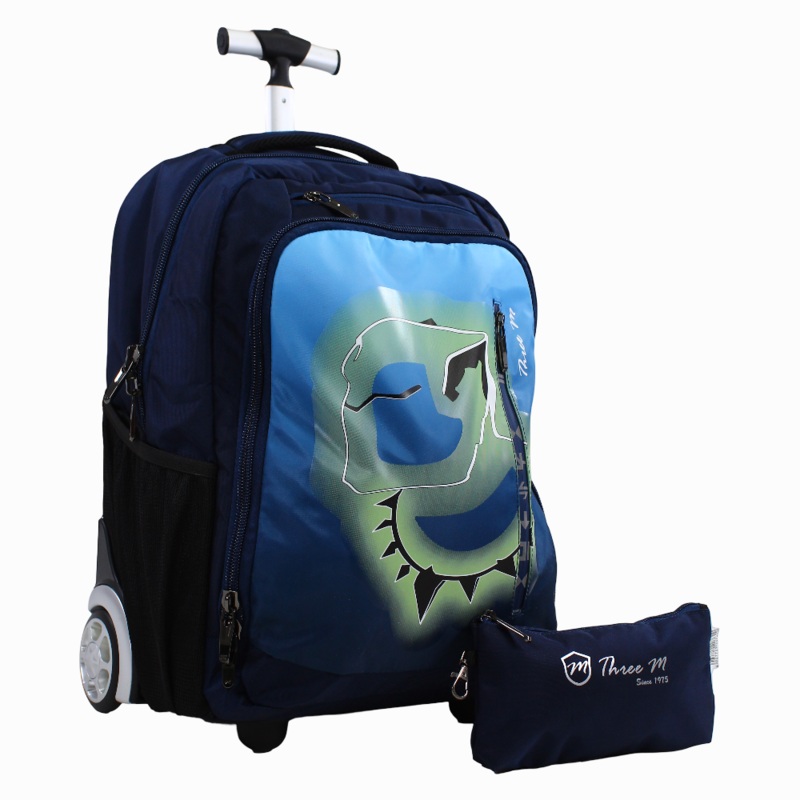 Navish School Set  20 Inches (Trolley Bag + Pencil case)