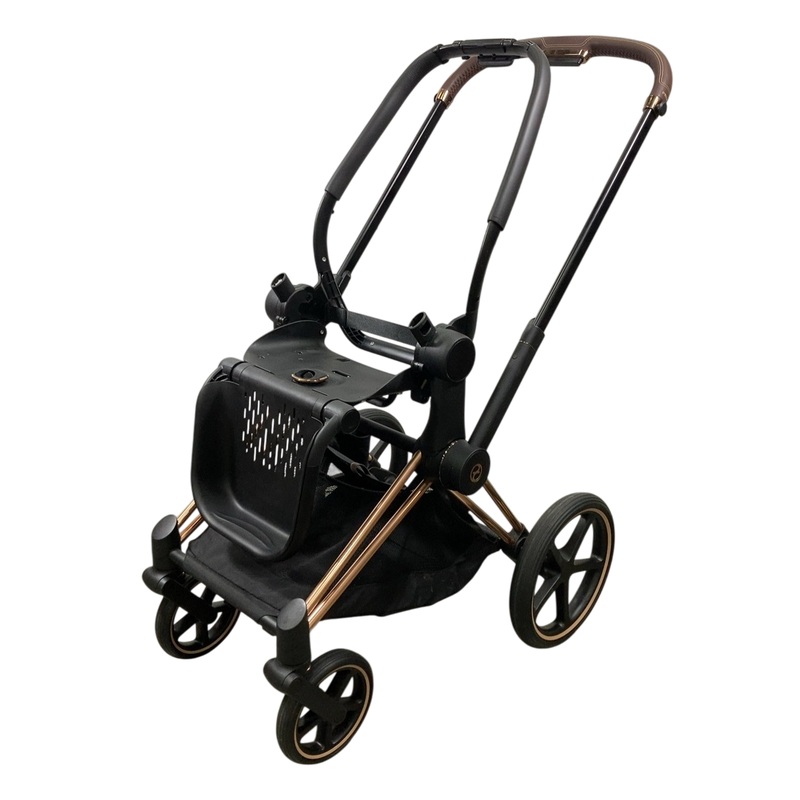 Cybex PRIAM Stroller Frame And Seat, 2023, Rose Gold