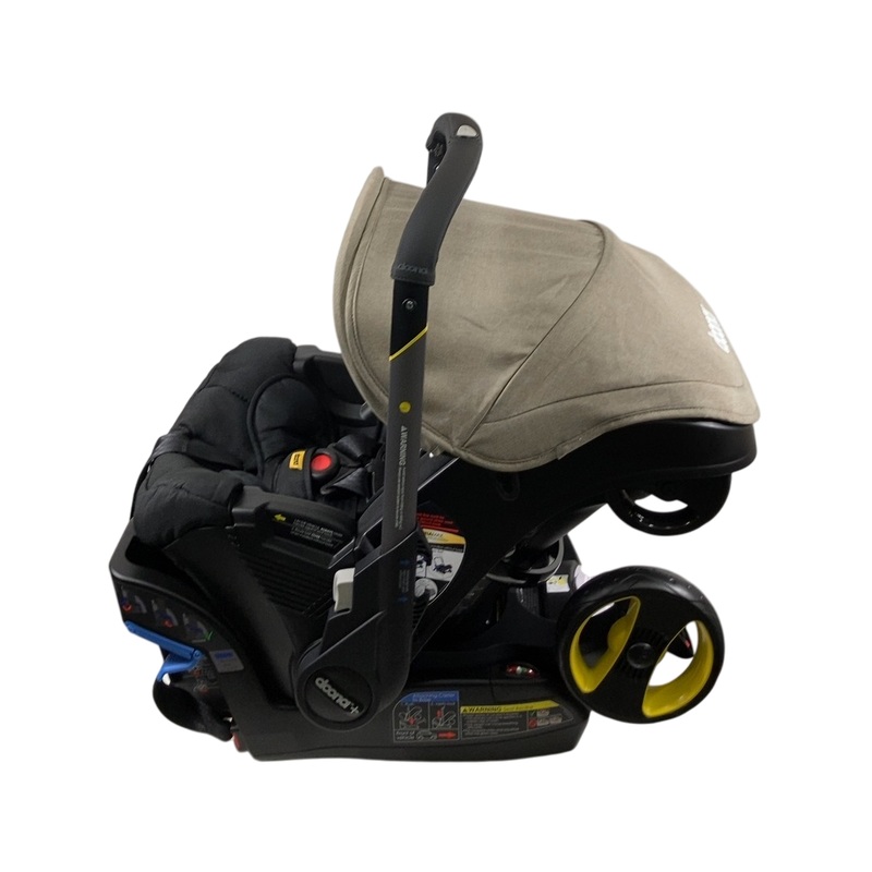 Doona Infant Car Seat & Stroller Combo, 2024, Warm Stone