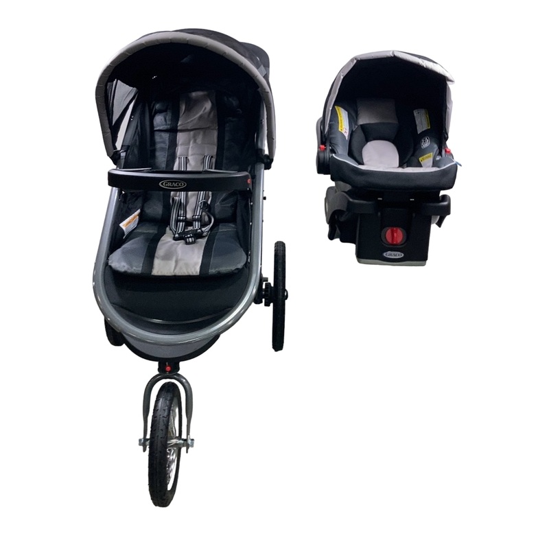 Graco FastAction Fold Jogging Travel System, 2024, Gotham