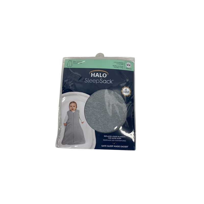 Halo SleepSack Swaddle, Heather Gray, M