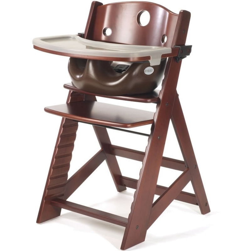 Keekaroo Height Right High Chair & Infant Insert – Mahogany/Chocolate