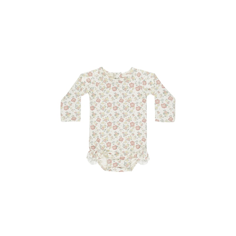 Quincy Mae Olivia Rashguard One-Piece Swimsuit – Bloom