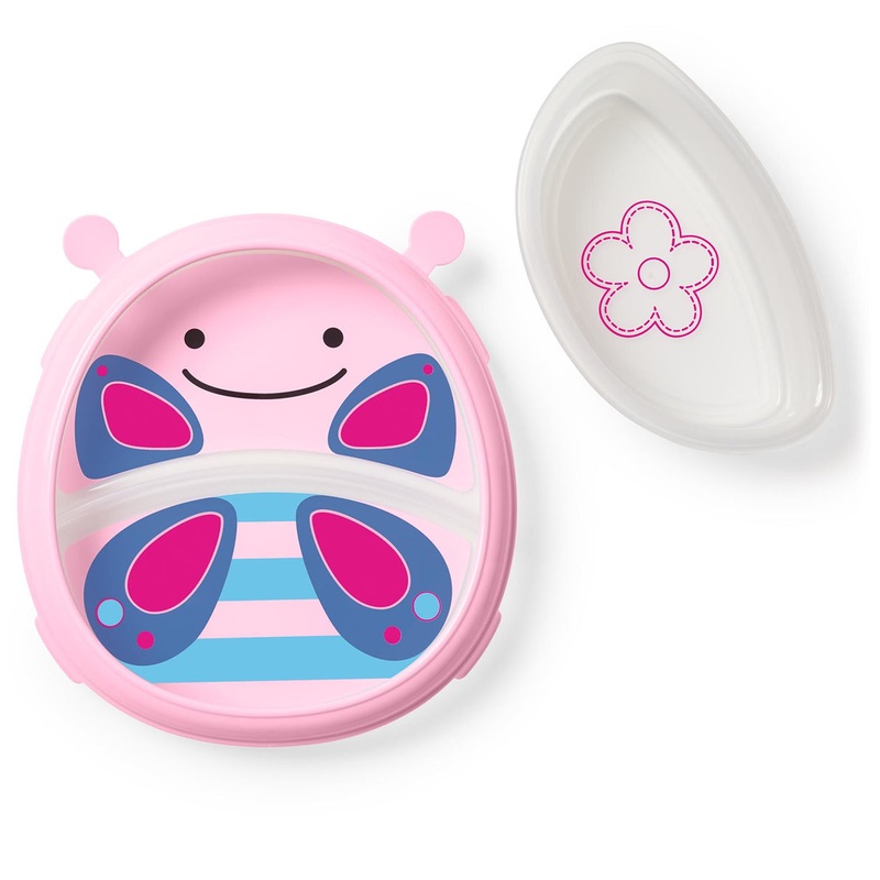 Skip Hop Zoo Smart Serve Plate & Bowl – Butterfly