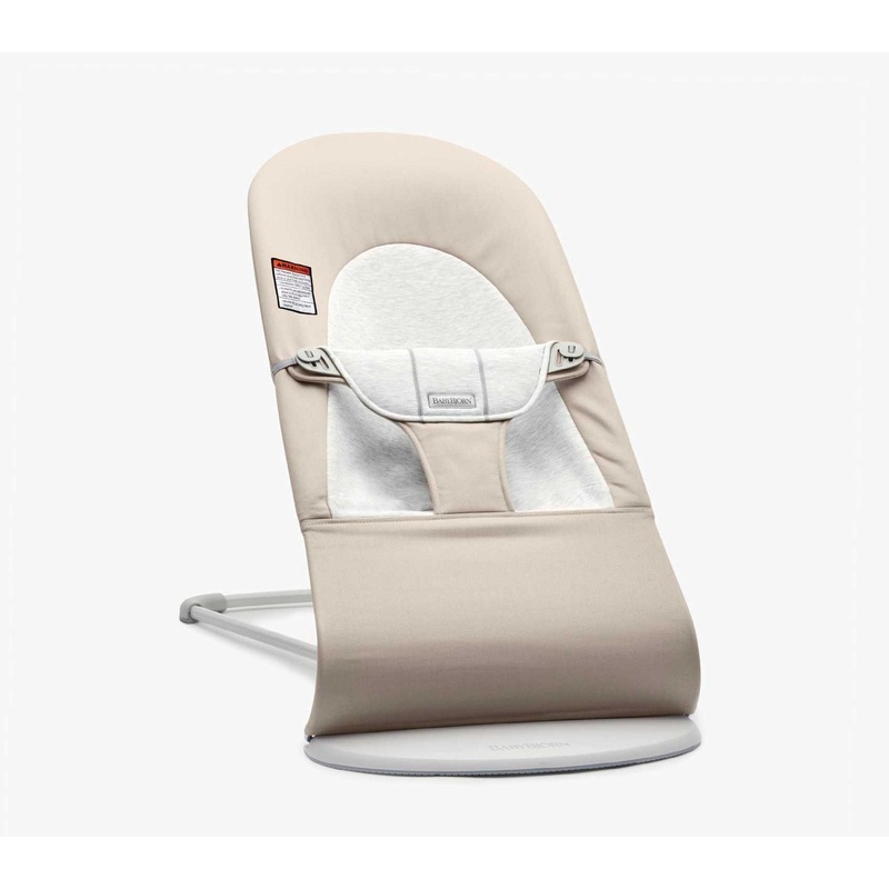 BabyBjorn Bouncer Balance, Light Gray Frame, Khaki/Beige