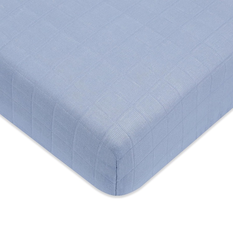 Babyletto Muslin Crib Sheet, Dewdrop