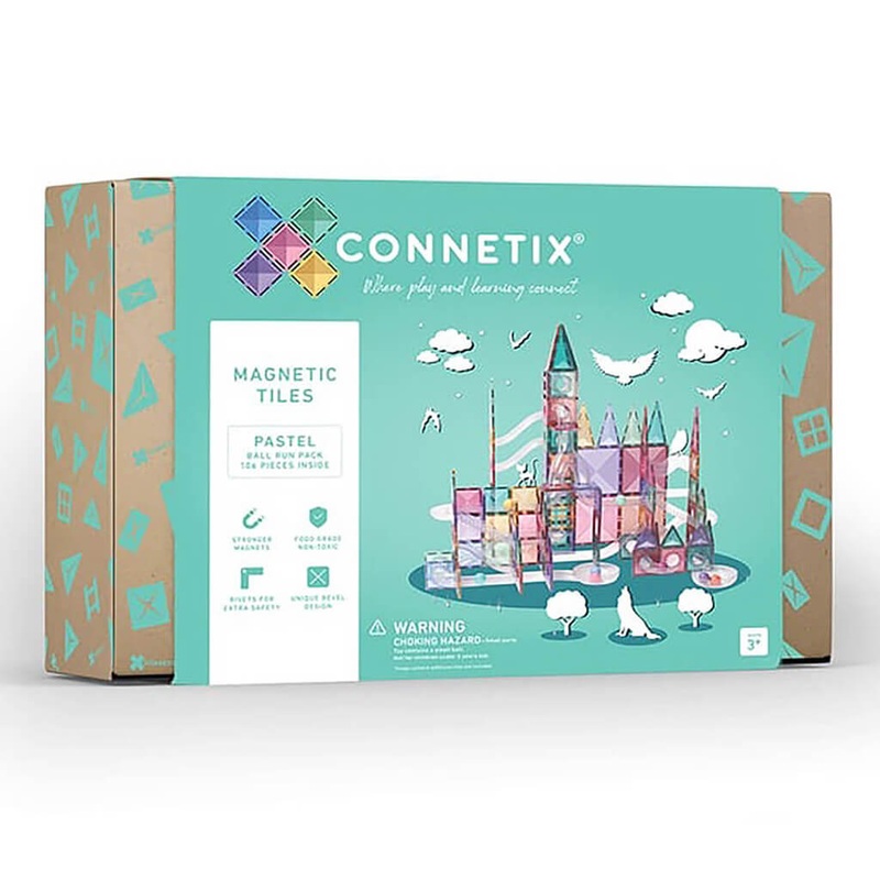 Connetix 106pc Pastel Ball Run